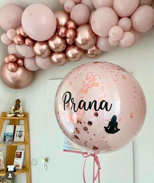 Personalisierter Bubble - Ballon in Ballon - ca. 60cm